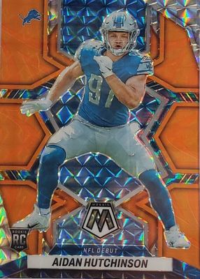 2022 Mosaic #287 NFL Debut - Reactive Orange