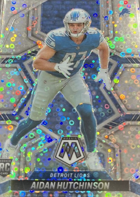 Aidan Hutchinson 2022 Mosaic #320 No Huddle Rookie RAW