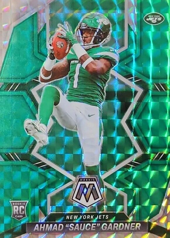 Sauce Gardner 2022 Mosaic #335 Green Price Guide - Sports Card