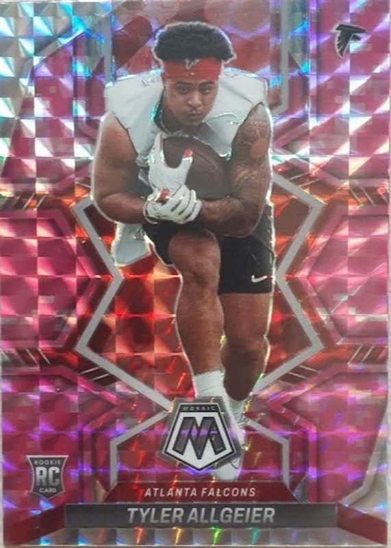 Tyler Allgeier 2022 Mosaic #351 Pink Camo Rookie SGC 10