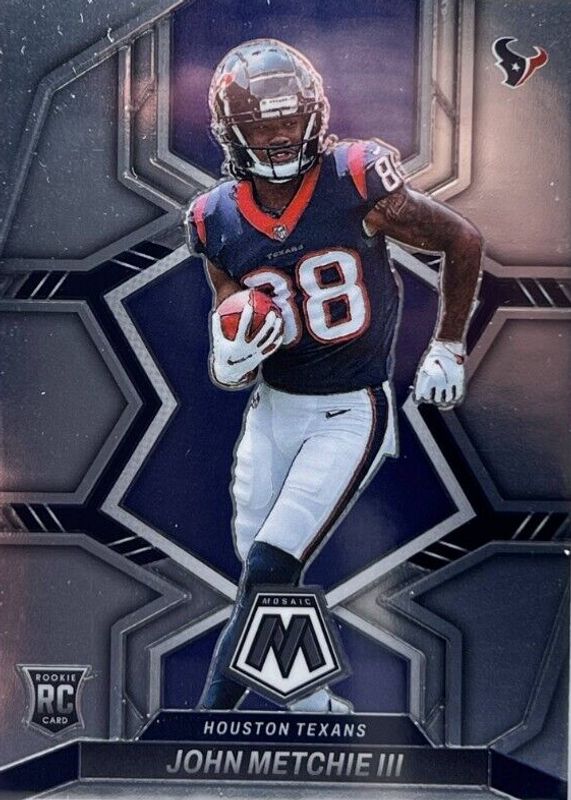 John Metchie III 2022 Mosaic #317 Base Rookie RAW