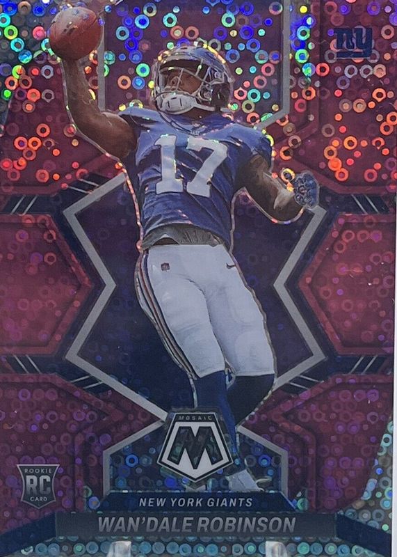 Wan'Dale Robinson 2022 Mosaic #330 No Huddle Pink /20 Rookie SGC 10