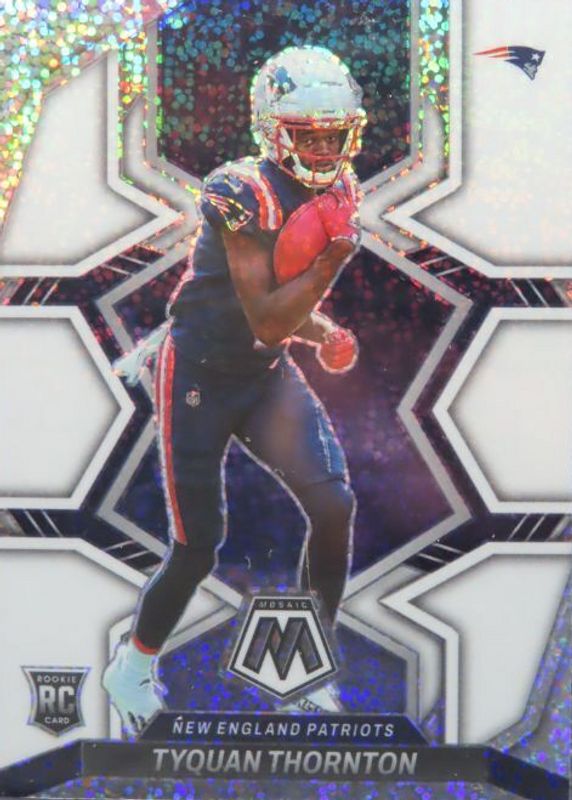 Tyquan Thornton 2022 Mosaic #336 White Sparkle /(SSP) Rookie RAW