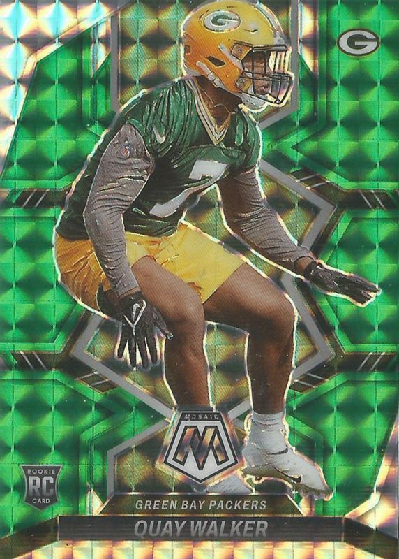 Quay Walker 2022 Mosaic #372 Green Rookie SGC 10