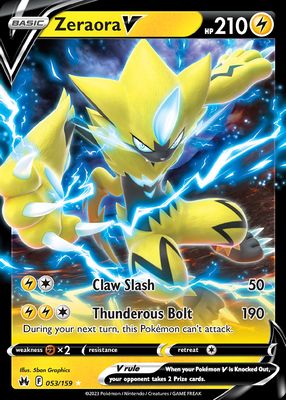 Zeraora V 2021 Japanese Sword & Shield: Jet-Black Spirit