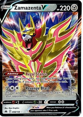 2023 Sword & Shield: Crown Zenith #098/159 Holo