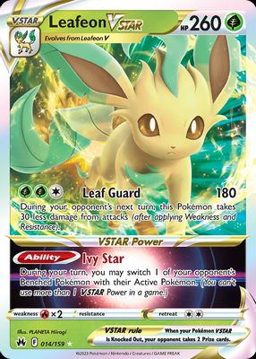 Leafeon VSTAR 2023 Crown Zenith #014/159 Holo PSA 10 Price Guide 