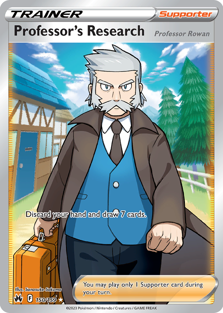 professors research pokemon card Professor's 023/025  Pokybox Discard your hand and draw 7 cards Professor's Research Pokemon Cards Price