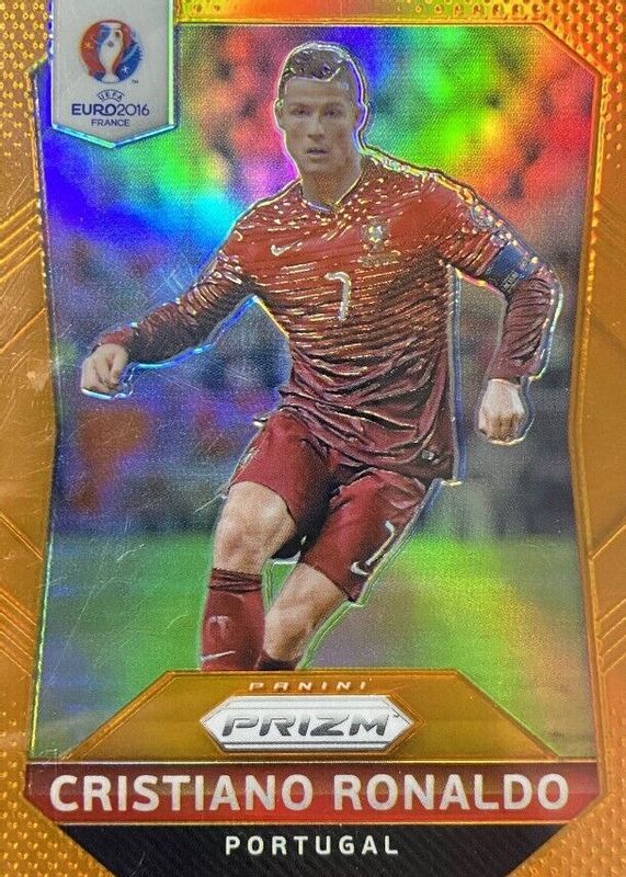 Cristiano Ronaldo 2016 Prizm Euro #97 Orange /20 BGS 9.5