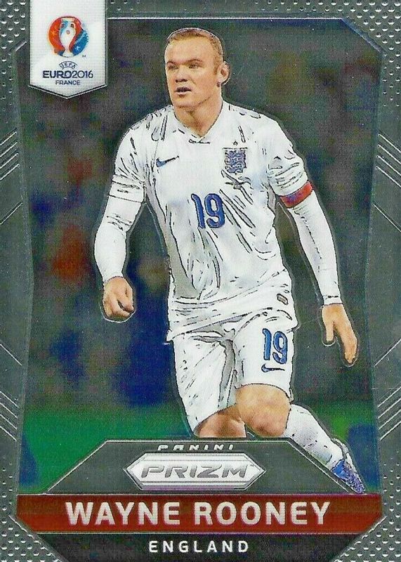 Wayne Rooney 2016 Prizm Euro #55 Base RAW