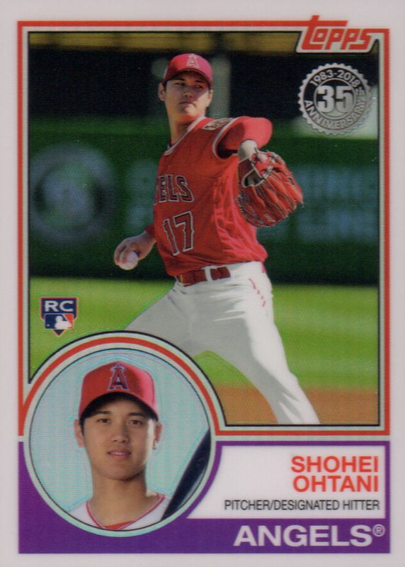 Shohei Ohtani 2018 Topps Silver Pack #51 1983 Chrome Promo Rookie BGS 10 PRISTINE