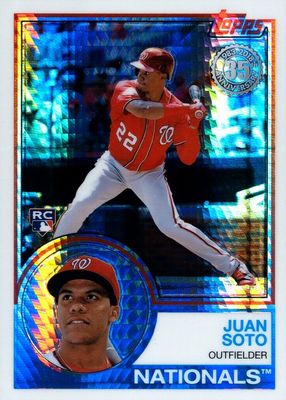 2018 Topps Silver Pack #134 1983 Chrome Promo (Update Series)