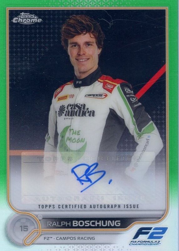 topps2021TOPPSCHROMERALPHBOSCHUNGAUTOF1トレカCA-RB019/401サイン