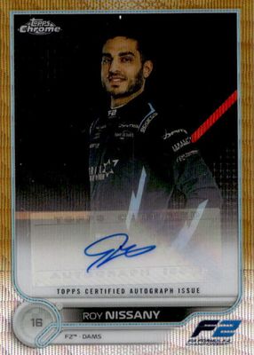 2022 Topps Chrome Formula 1 #CAC-RN Autographs - Gold Wave Refractor /50