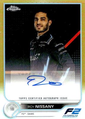 2022 Topps Chrome Formula 1 #CAC-RN Autographs - Gold Refractor /50