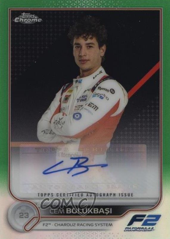 2022 Topps Chrome Formula 1 #CAC-CB Autographs - Green Refractor /99