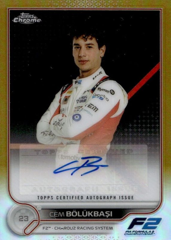 2022 Topps Chrome Formula 1 #CAC-CB Autographs - Gold Refractor /50