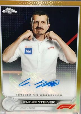 2022 Topps Chrome Formula 1 #CAC-GS Autographs - Gold Refractor /50