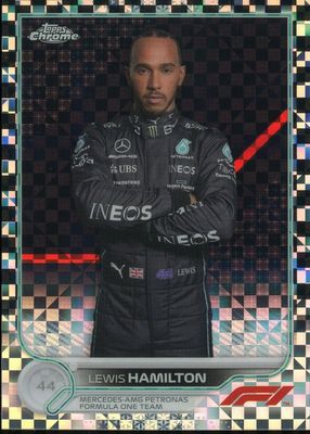 2022 Topps Chrome Formula 1 #5 Checker Flag Refractor