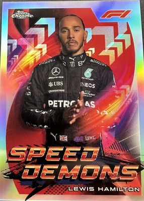 2022 Topps Chrome Formula 1 #SD-LH Speed Demons