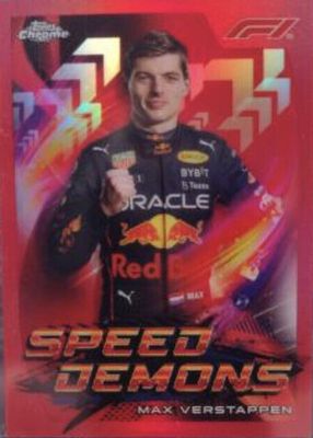 2022 Topps Chrome Formula 1 #SD-MV Speed Demons