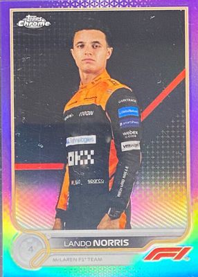 2022 Topps Chrome Formula 1 #33 Purple Refractor /399