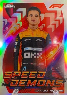 2022 Topps Chrome Formula 1 #SD-LN Speed Demons