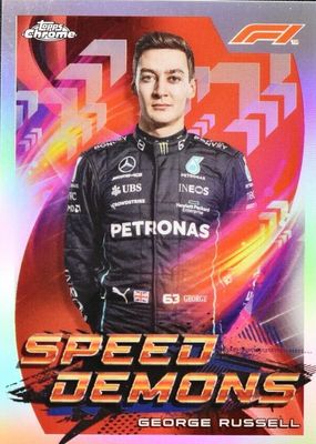2022 Topps Chrome Formula 1 #SD-GR Speed Demons