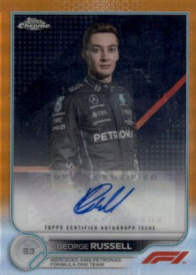 2022 Topps Chrome Formula 1 #CAC-GR Autographs - Orange Refractor /25