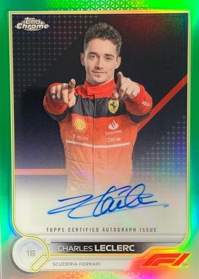 2022 Topps Chrome Formula 1 #CAC-CL Autographs - Green Refractor /99