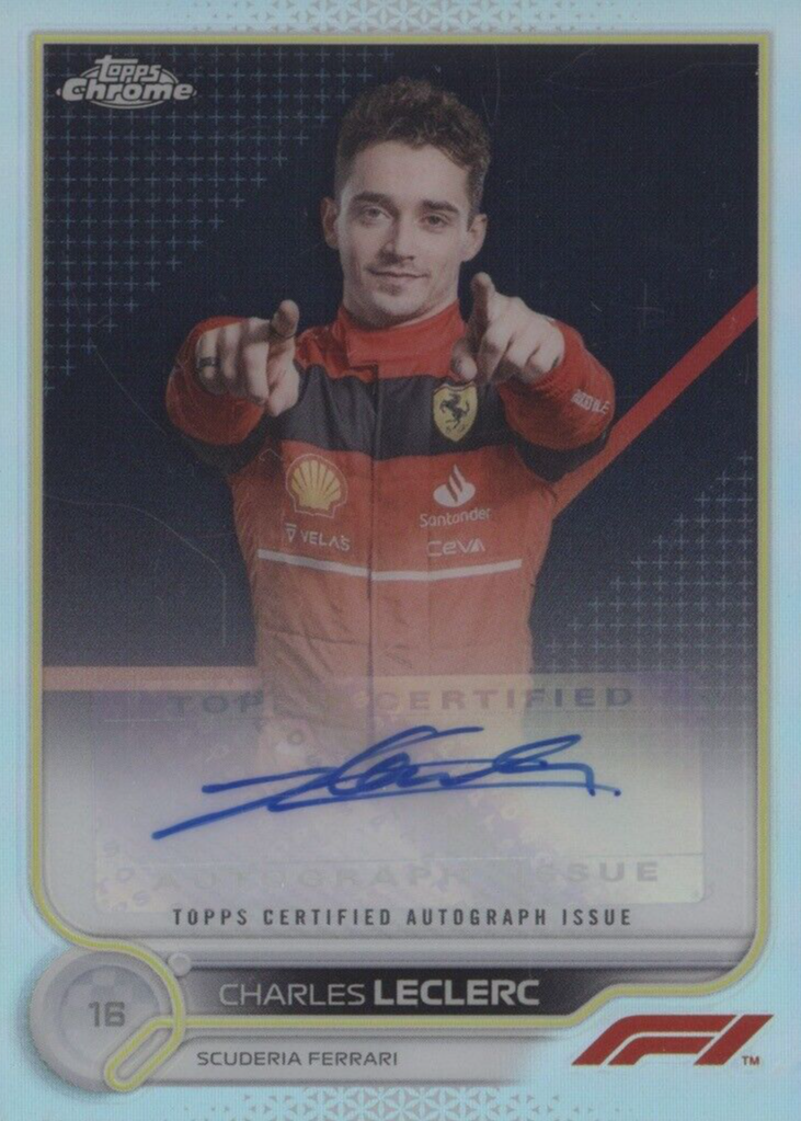 TOPPS CHARLES LECLERC ルクレール オレンジレッド リフ Charles Leclerc 2024 Topps Chrome Formula 1 #3 Orange