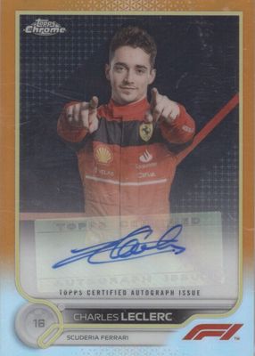 2022 Topps Chrome Formula 1 #CAC-CL Autographs - Orange Refractor /25