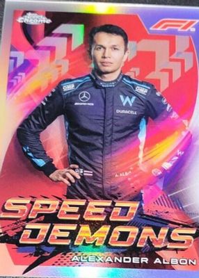 2022 Topps Chrome Formula 1 #SD-AA Speed Demons