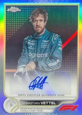 Sebastian Vettel 2020 Topps Chrome Formula 1 Sapphire
