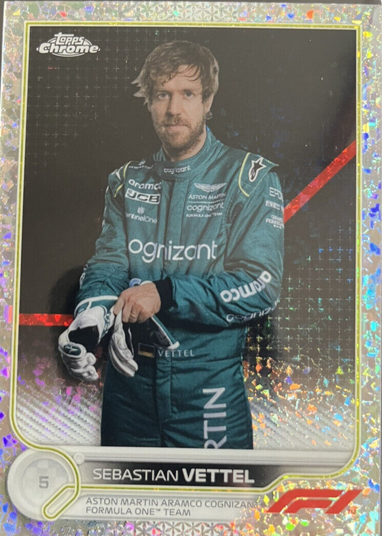 Sebastian Vettel 2022 Topps Chrome Formula 1 #9 Mini