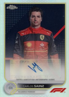 2022 Topps Chrome Formula 1 #CAC-CS Autographs