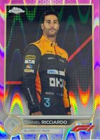 Daniel Ricciardo 2022 Topps Chrome Formula 1 #37 Pink RayWave Refractor ...