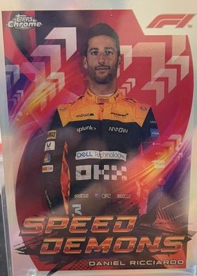 2022 Topps Chrome Formula 1 #SD-DR Speed Demons