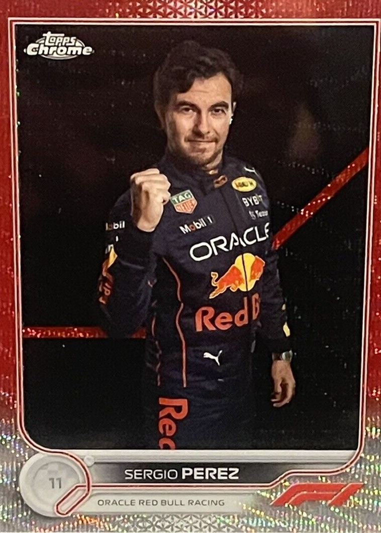 Sergio Perez 2022 Topps Chrome Formula 1 #21 Red Wave