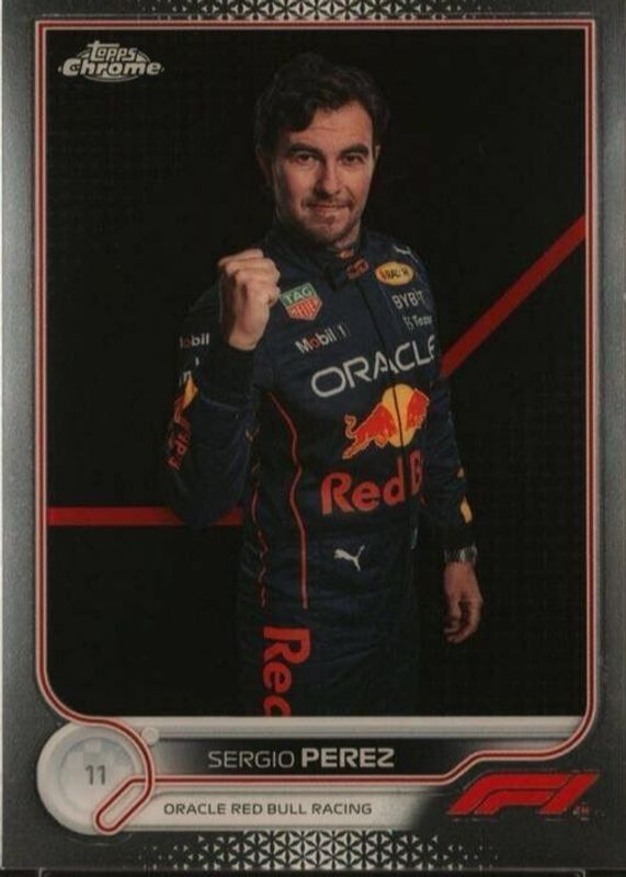 Sergio Perez 2022 Topps Chrome Formula 1 #21 Base PSA 10