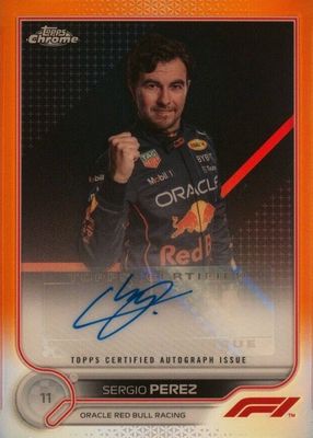 2022 Topps Chrome Formula 1 #CAC-SP Autographs - Orange Refractor /25