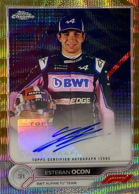 Esteban Ocon 2020 Topps Chrome Formula 1 #183 F1 Racers