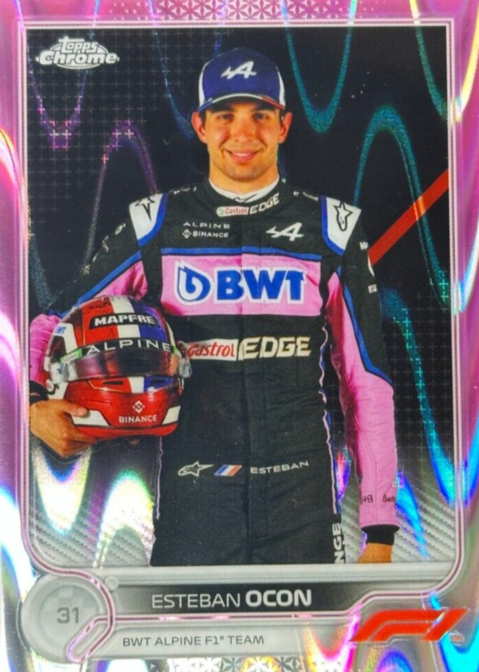 その他 2020 topps chrome f1 ESTEBAN OCON /50 Esteban Ocon 2020 Topps Chrome Sapphire F1 Gold Refractor