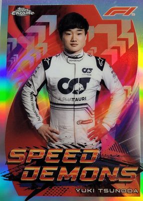 2022 Topps Chrome Formula 1 #SD-YT Speed Demons