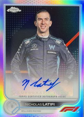 2022 Topps Chrome Formula 1 #CAC-NL Autographs