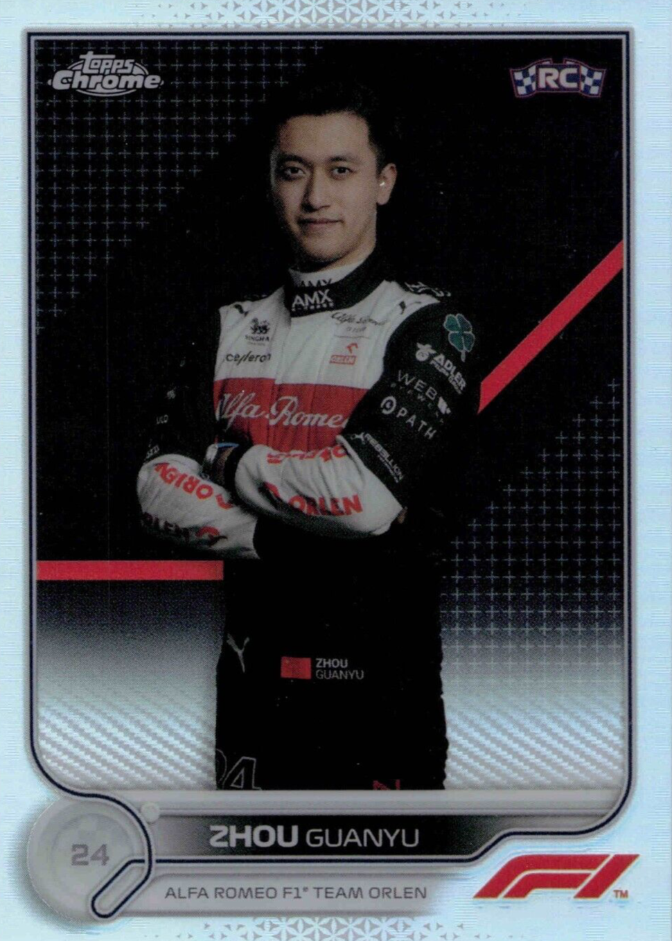 2023 Topps Chrome Formula 1 - Zhou Guanyu #58 for sale | eBay