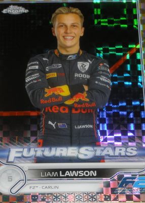 2022 Topps Chrome Formula 1 #81 Gold Checker Flag Refractor /50