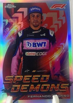 2022 Topps Chrome Formula 1 #SD-FA Speed Demons