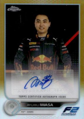 2022 Topps Chrome Formula 1 #CAC-AI Autographs - Gold Refractor /50