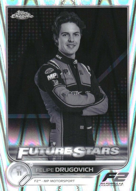 2022 Topps Chrome Formula 1 #87 Black & White RayWave Refractor